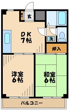 アベニュー成城２号館の物件間取画像